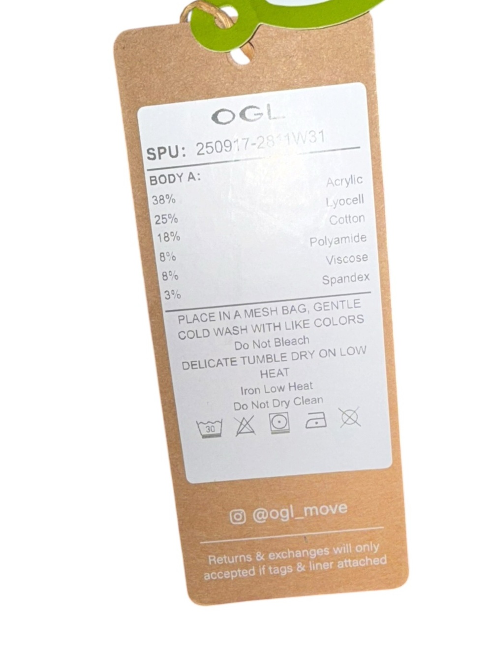OGL waffle ribbed straight leg pants XS - Picture 4 of 4